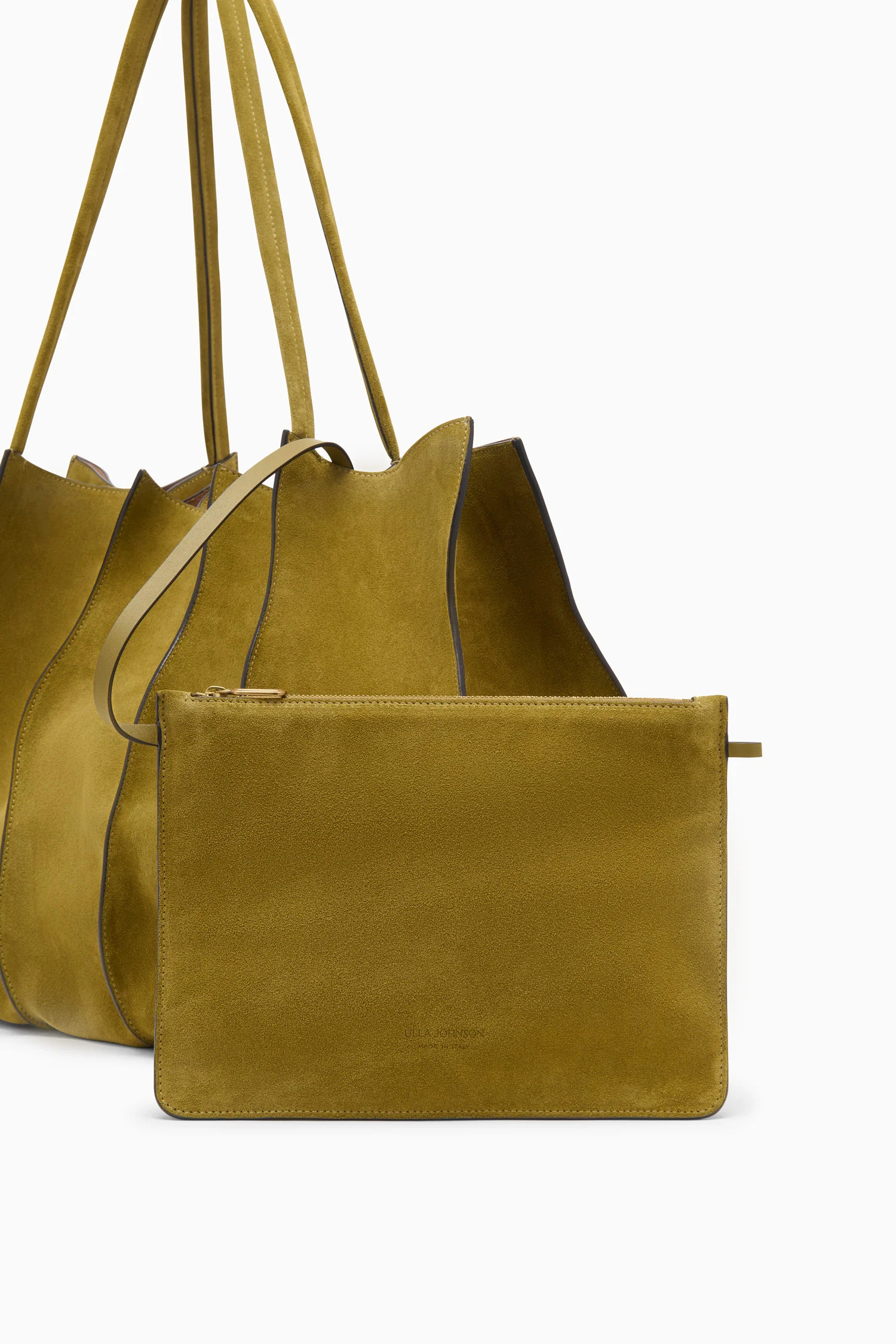 Adria Large Tote - Olive - Image 5