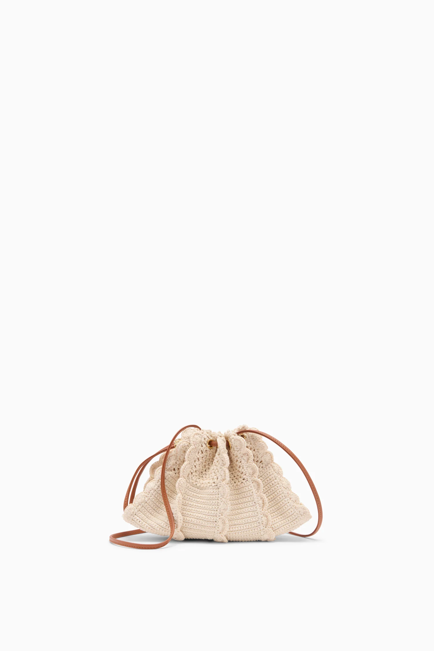 Adria Small Crochet Crossbody - Cowrie - Image 4