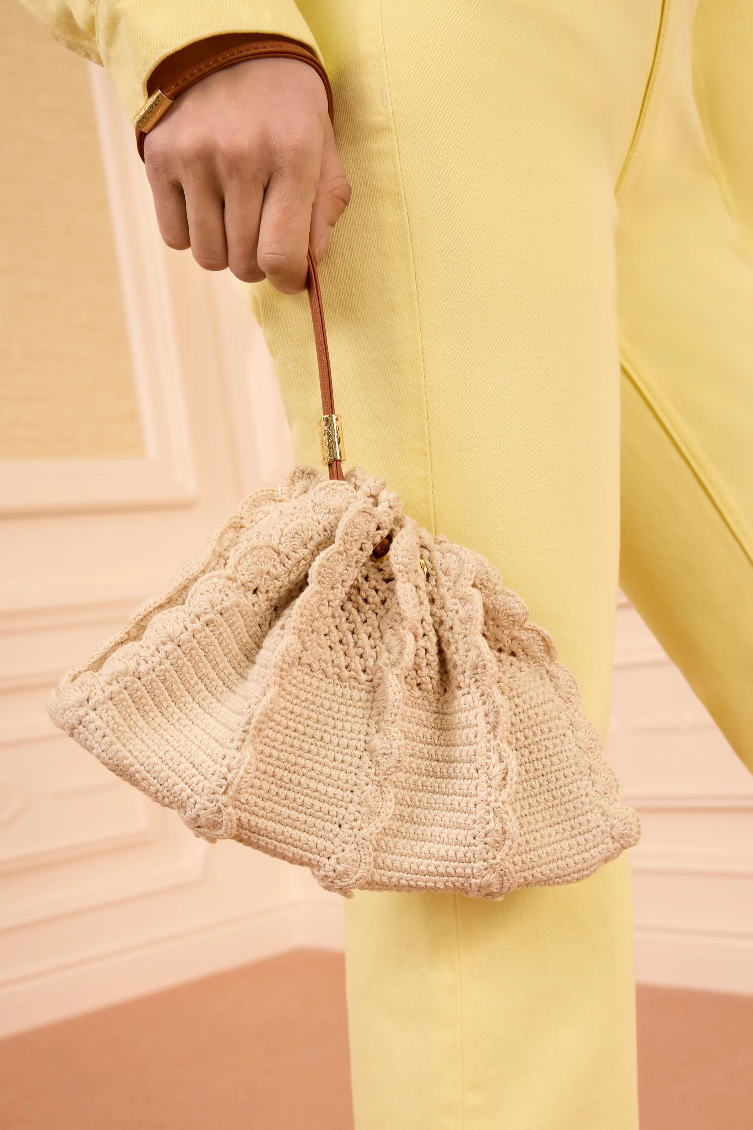 Adria Small Crochet Crossbody - Cowrie - Image 8