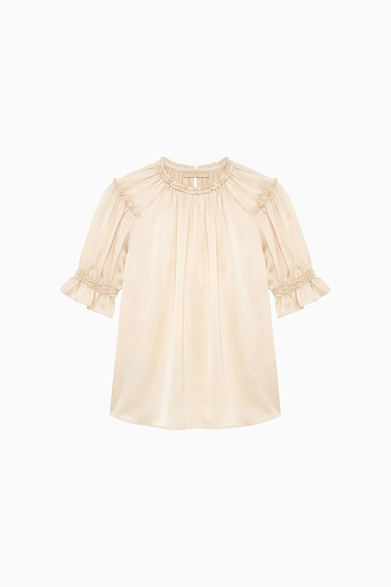 Alina Silk Top - Ivory - Image 5