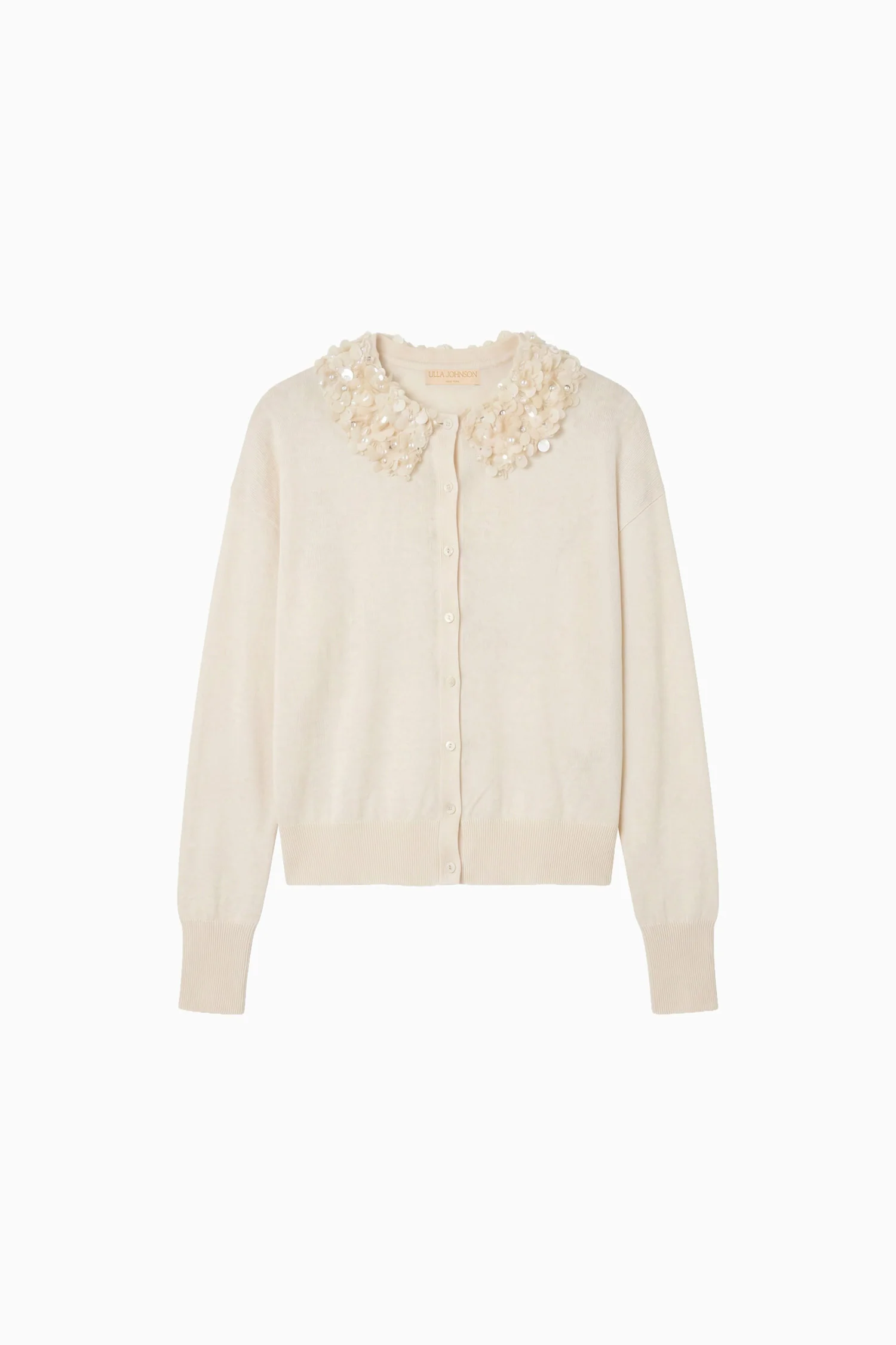 Anna Embellished Cardigan - Pearled Ivory - Image 5