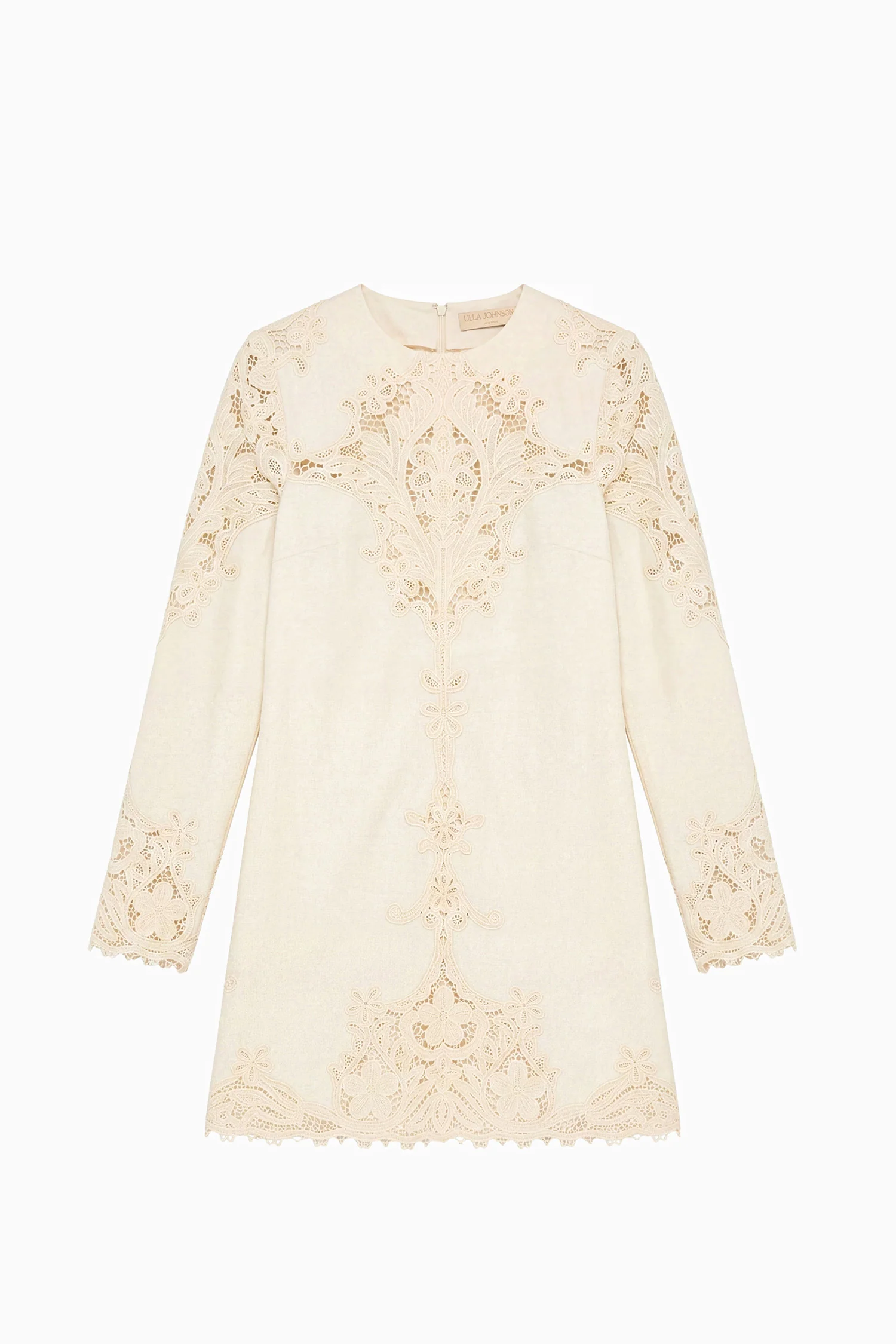 Camie Linen Mini Dress - Ivory - Image 5