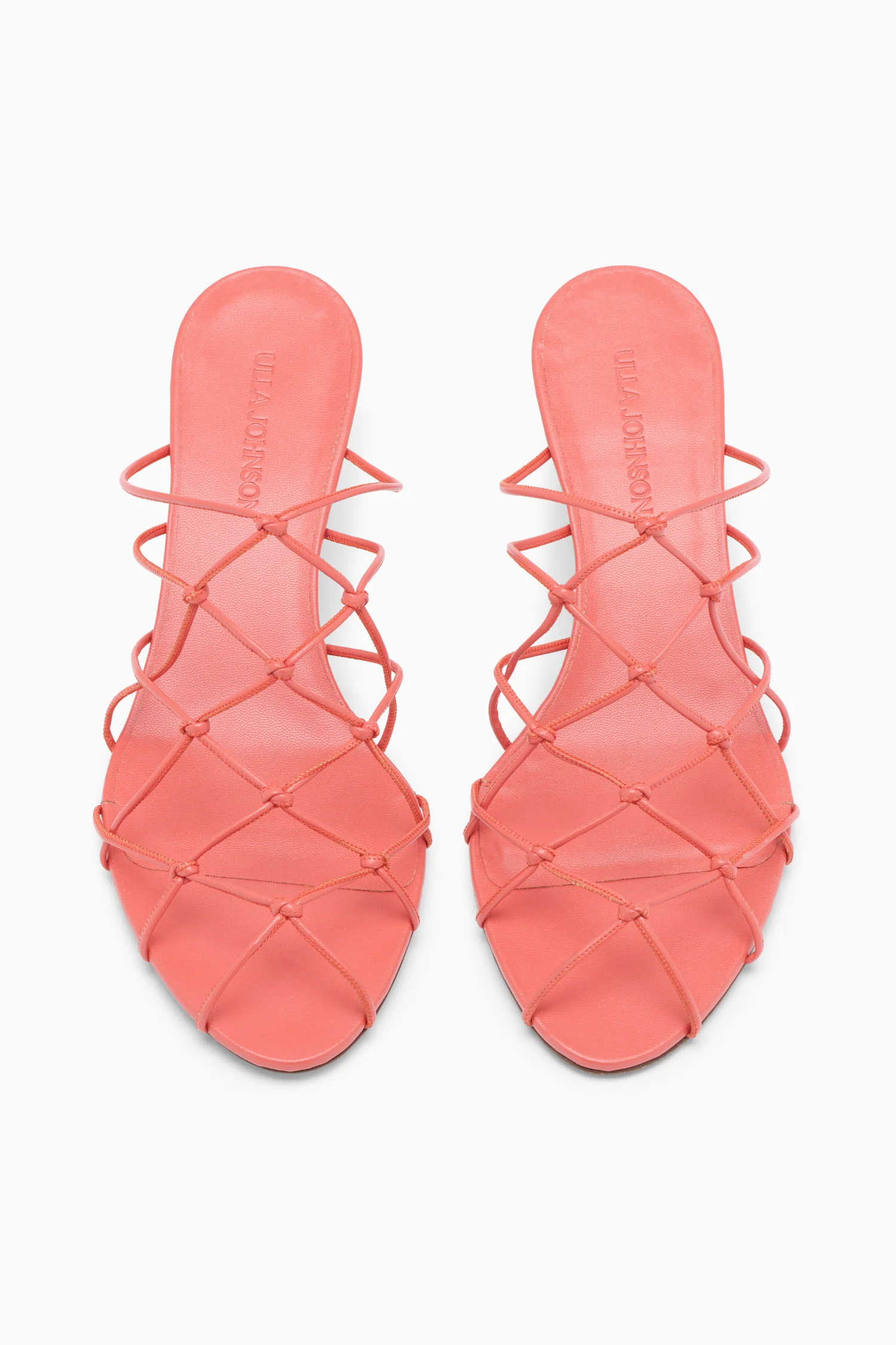 Colette Kitten Heel Sandal - Crimson - Image 4