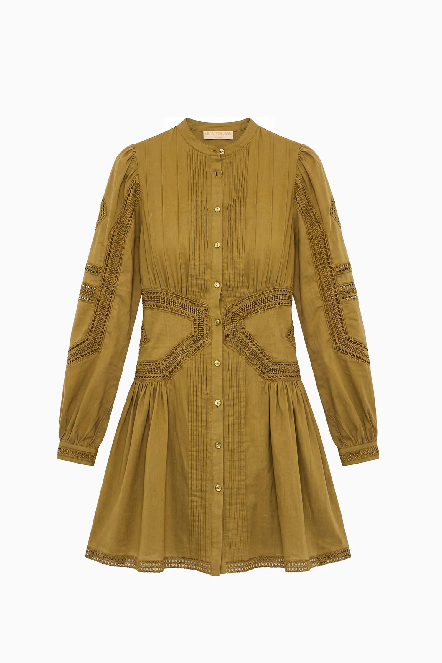 Elysia Cotton Mini Dress - Lichen - Image 5