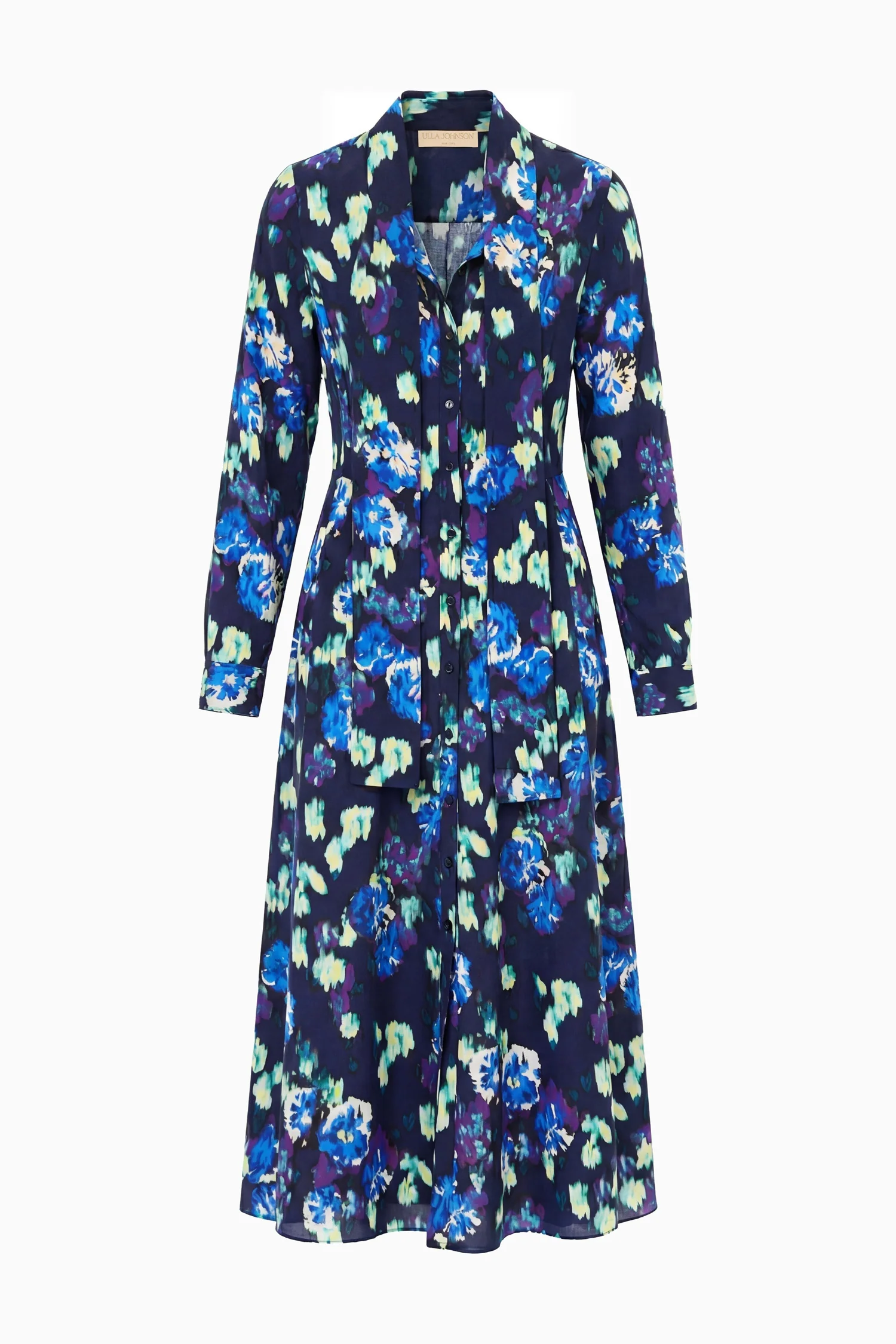Evanthe Silk Dress - Evening Bloom - Image 6