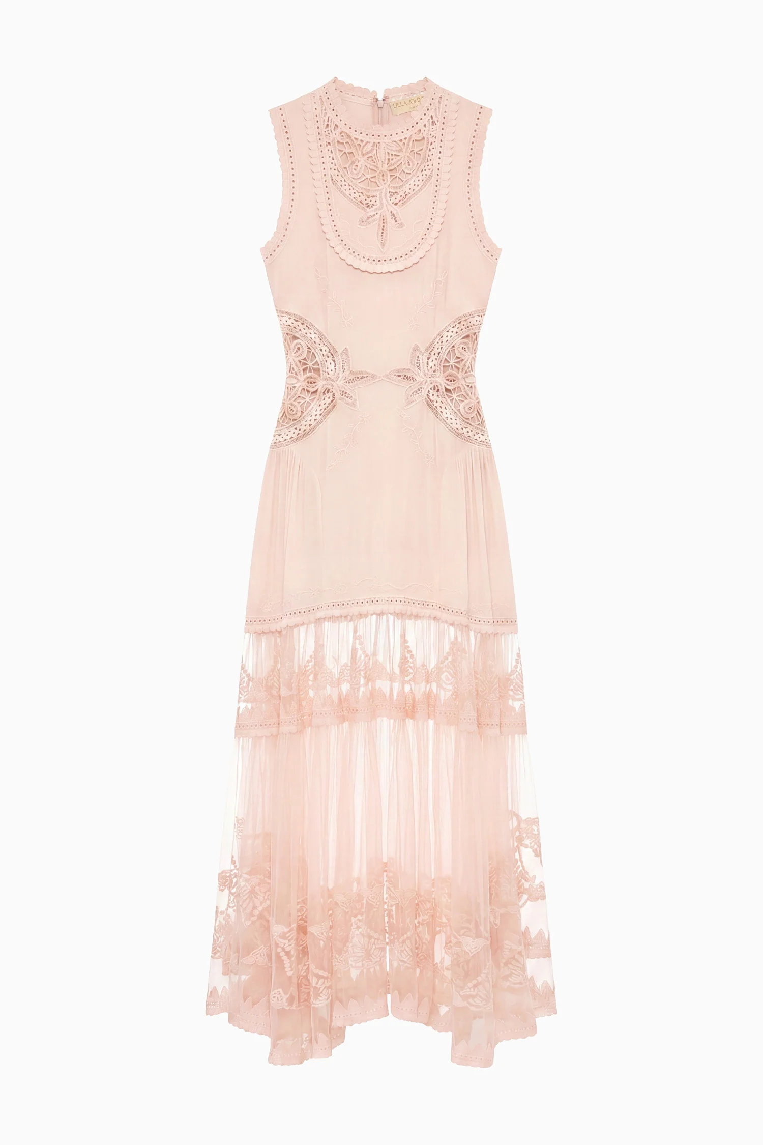 Florence Silk Dress - Blush - Image 5