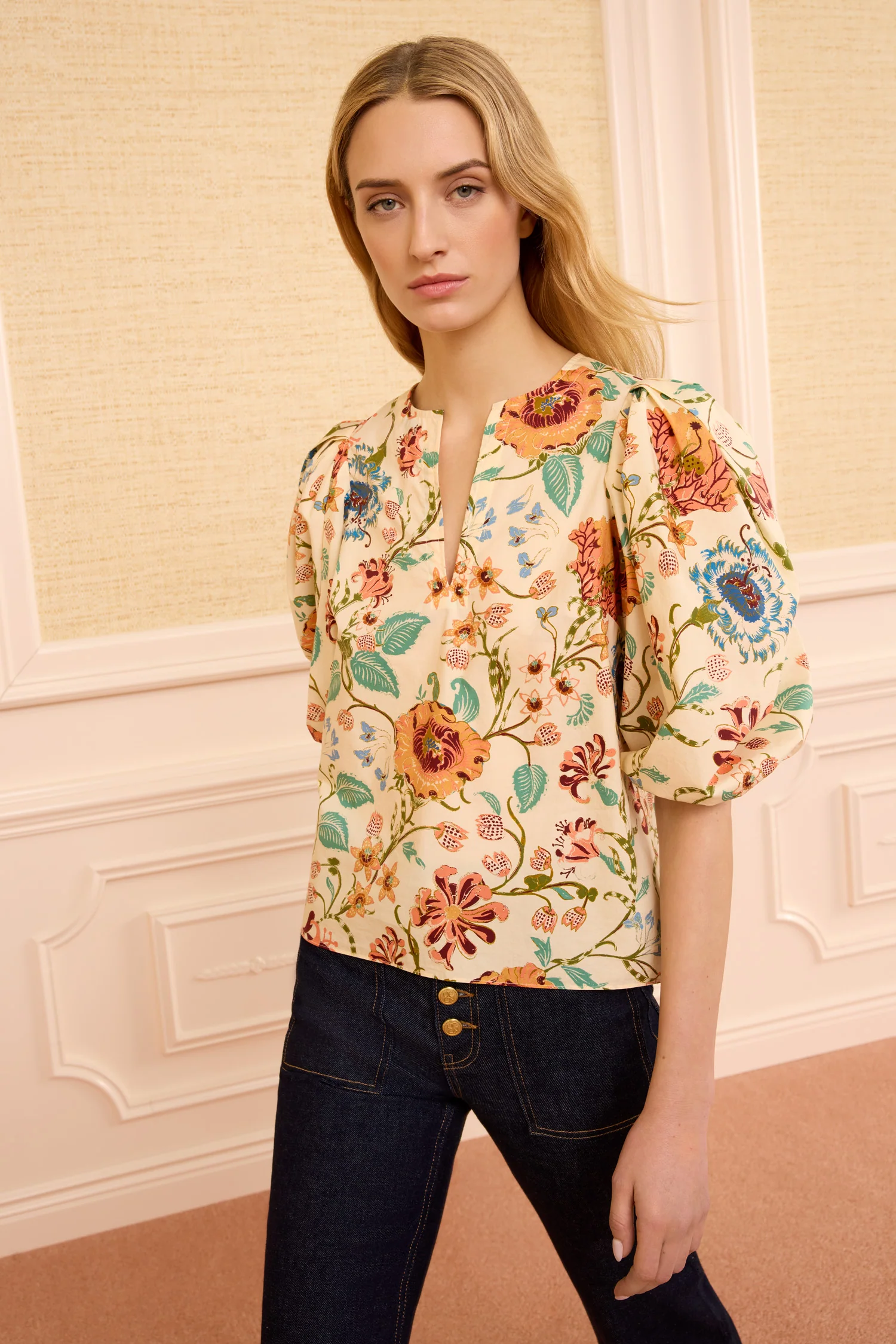 Florielle Cotton Top - Abalone