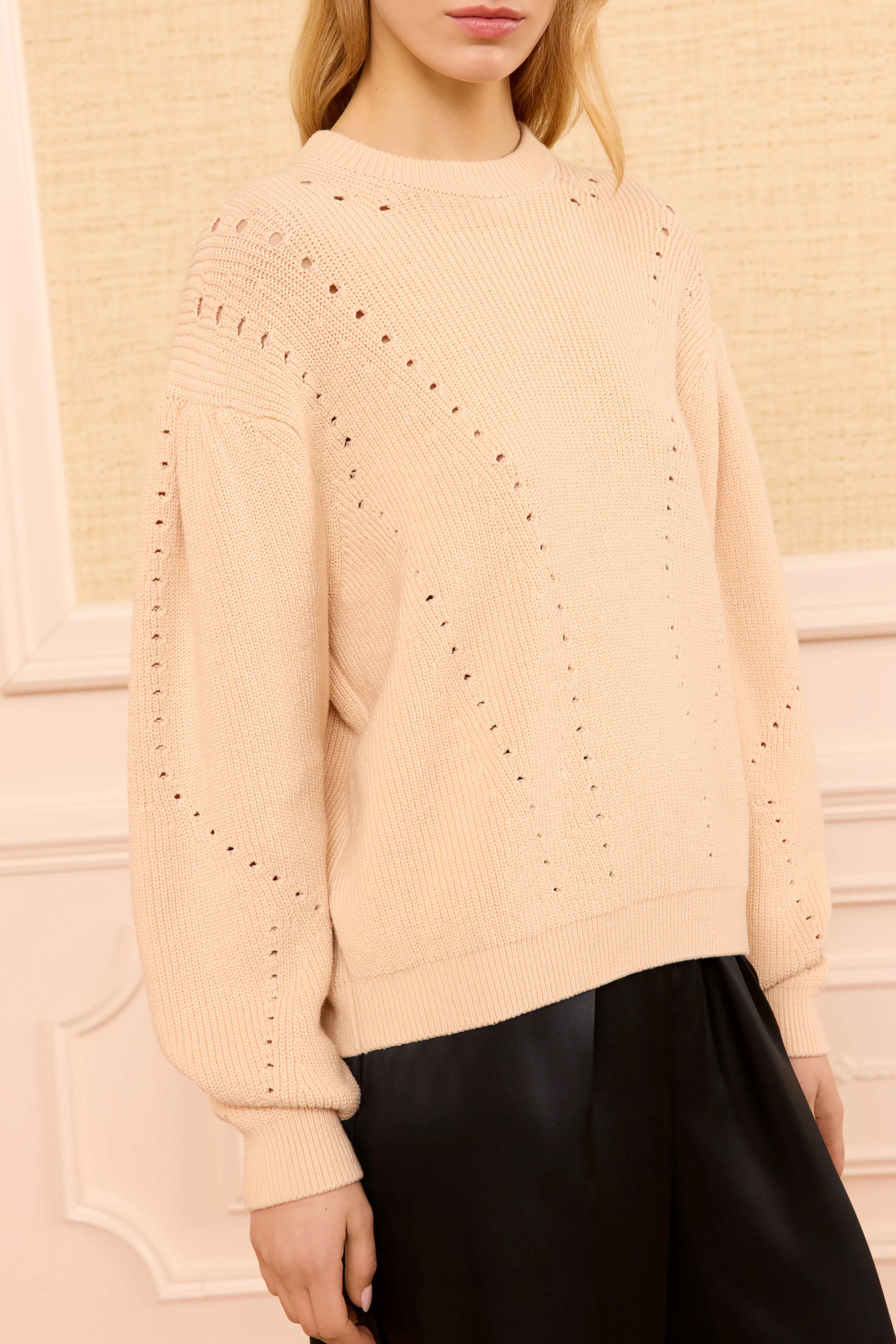 Illesa Knit Pullover - Blush - Image 2
