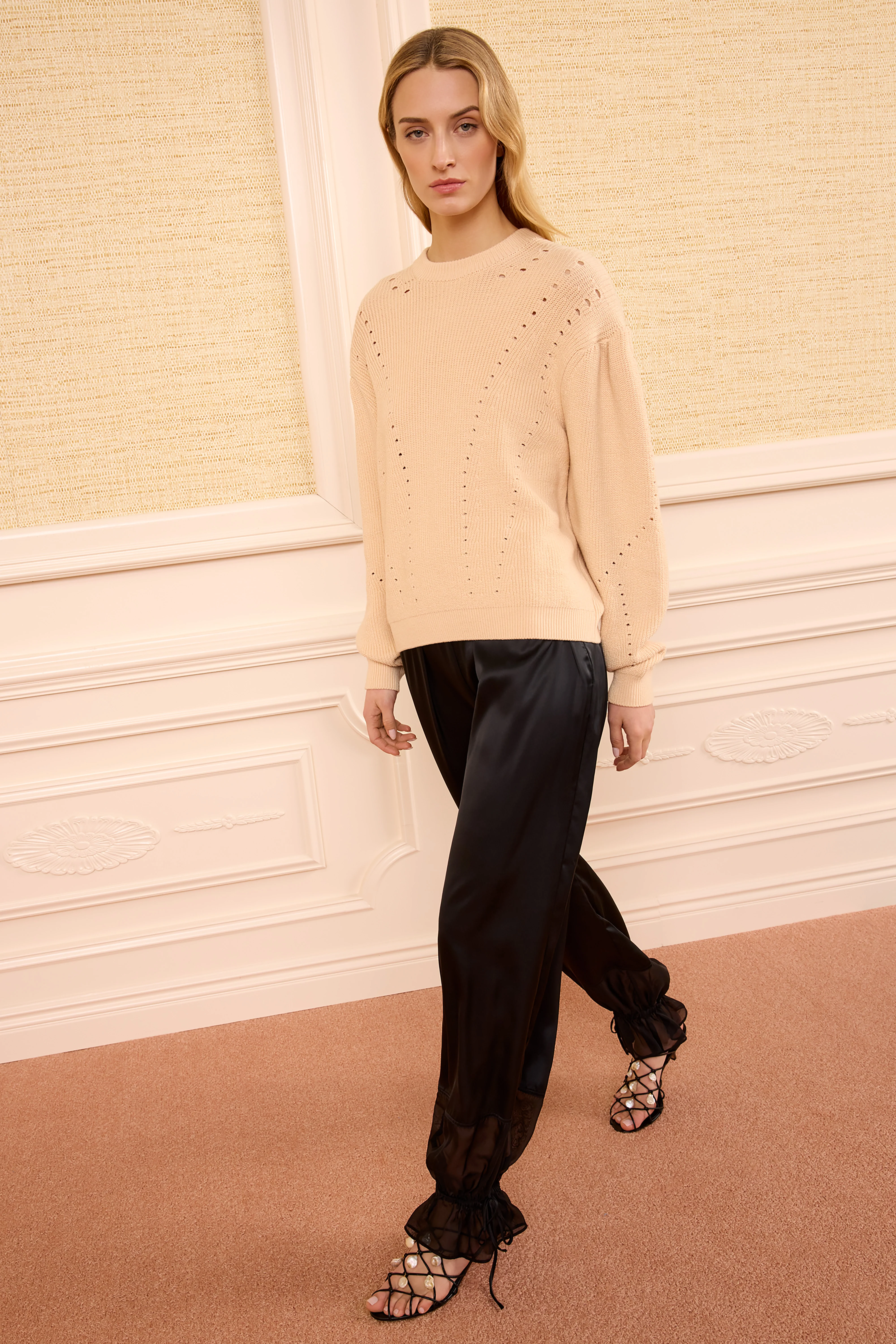 Illesa Knit Pullover - Blush - Image 3