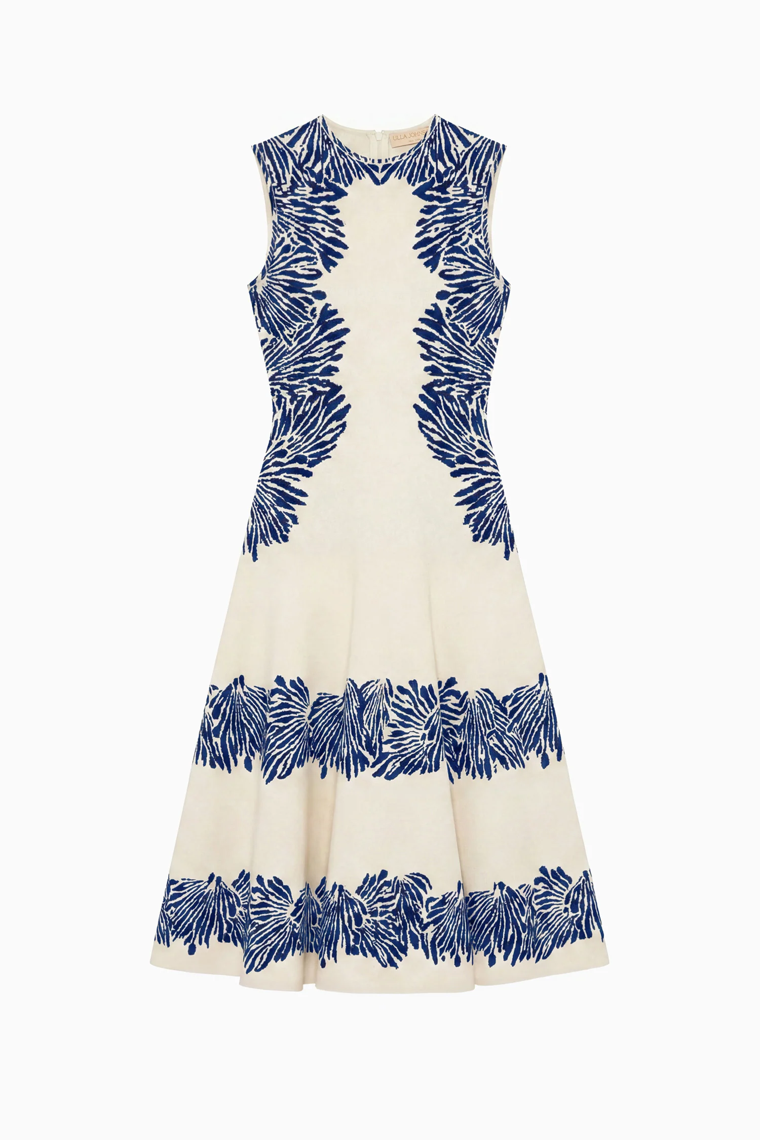 Iona Jacquard Knit Dress - Ocean - Image 5