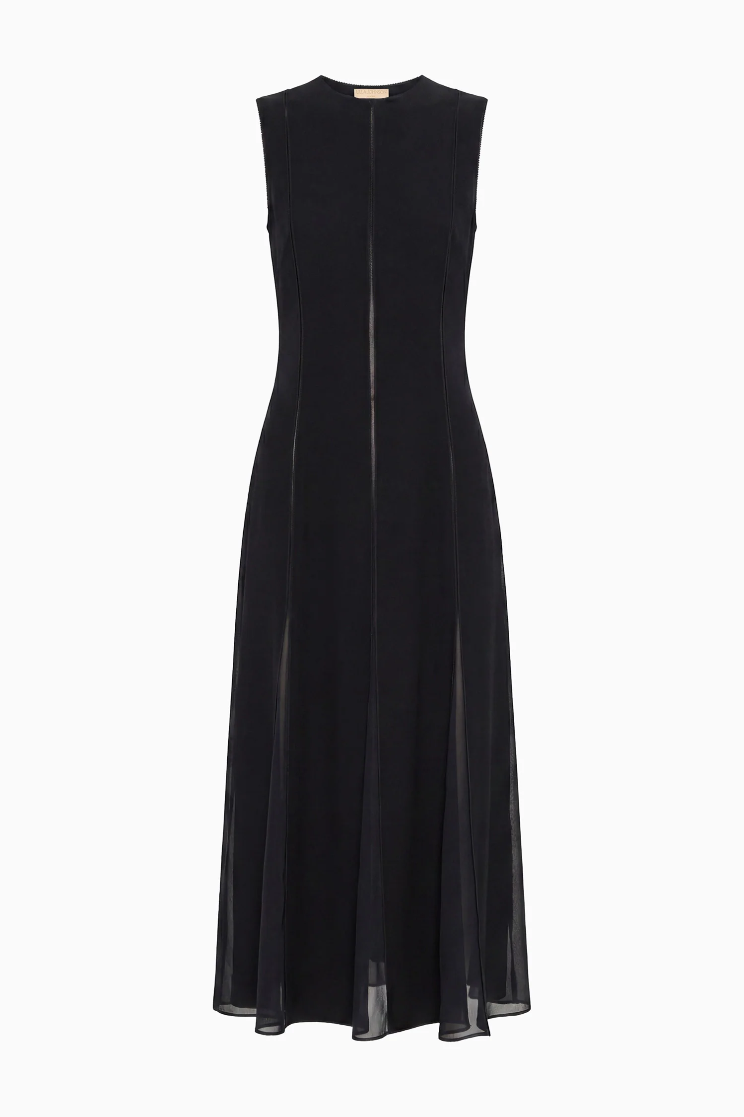 Laure Sleeveless Midi Dress - Noir - Image 5