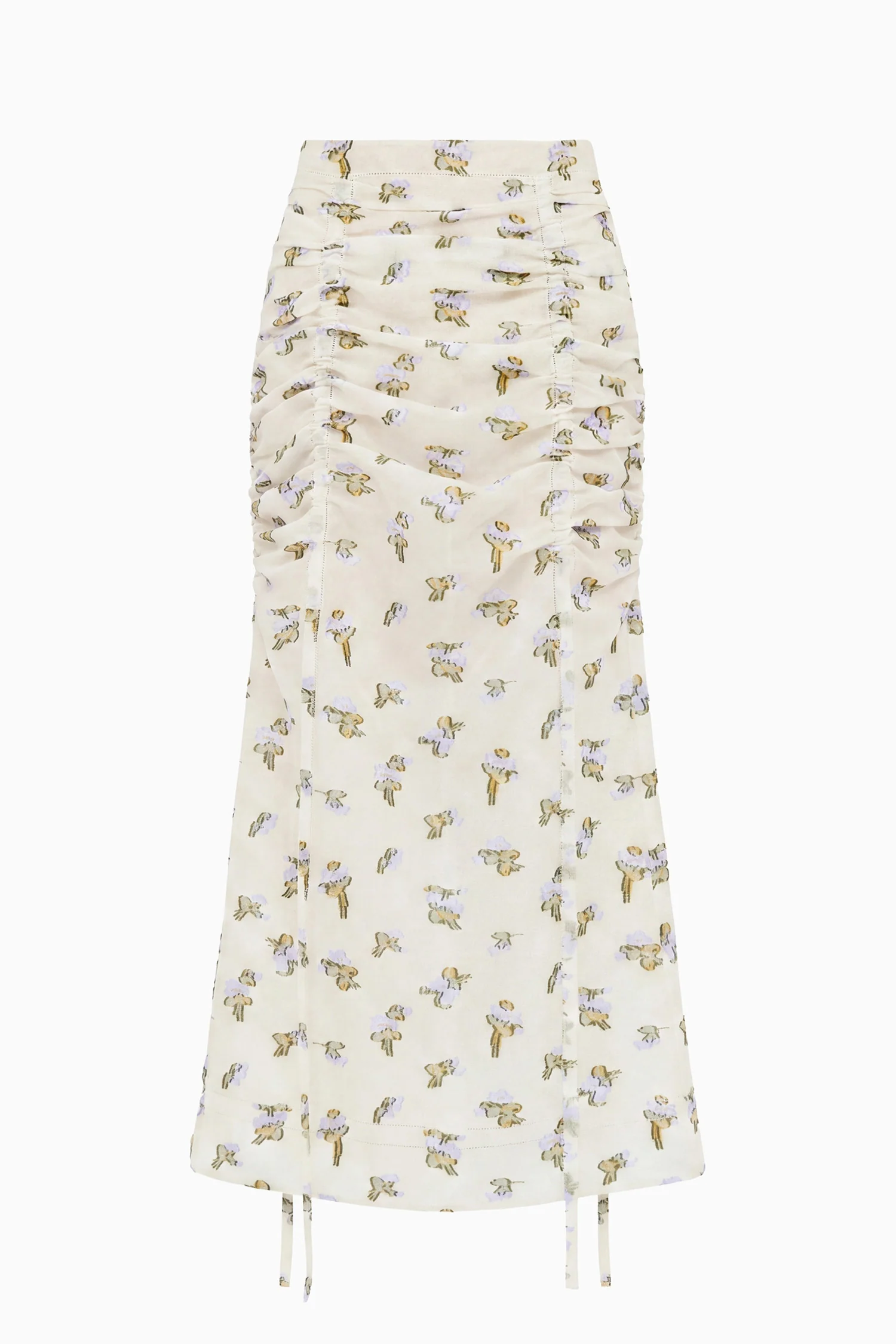Liora Organza Midi Skirt - Violet Leaf - Image 5