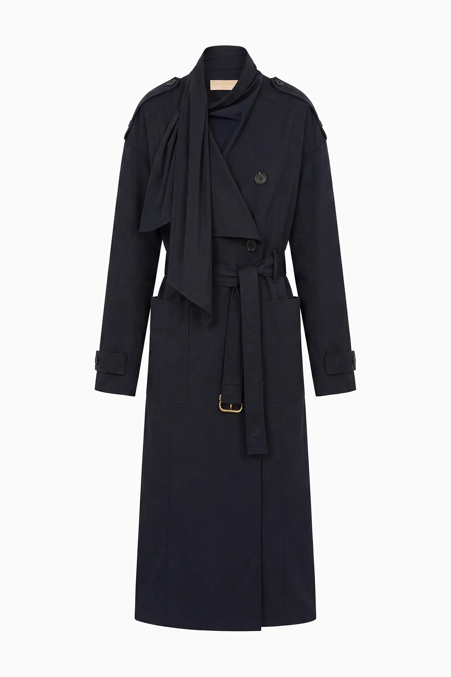 Marcelle Trench Coat - Midnight - Image 5