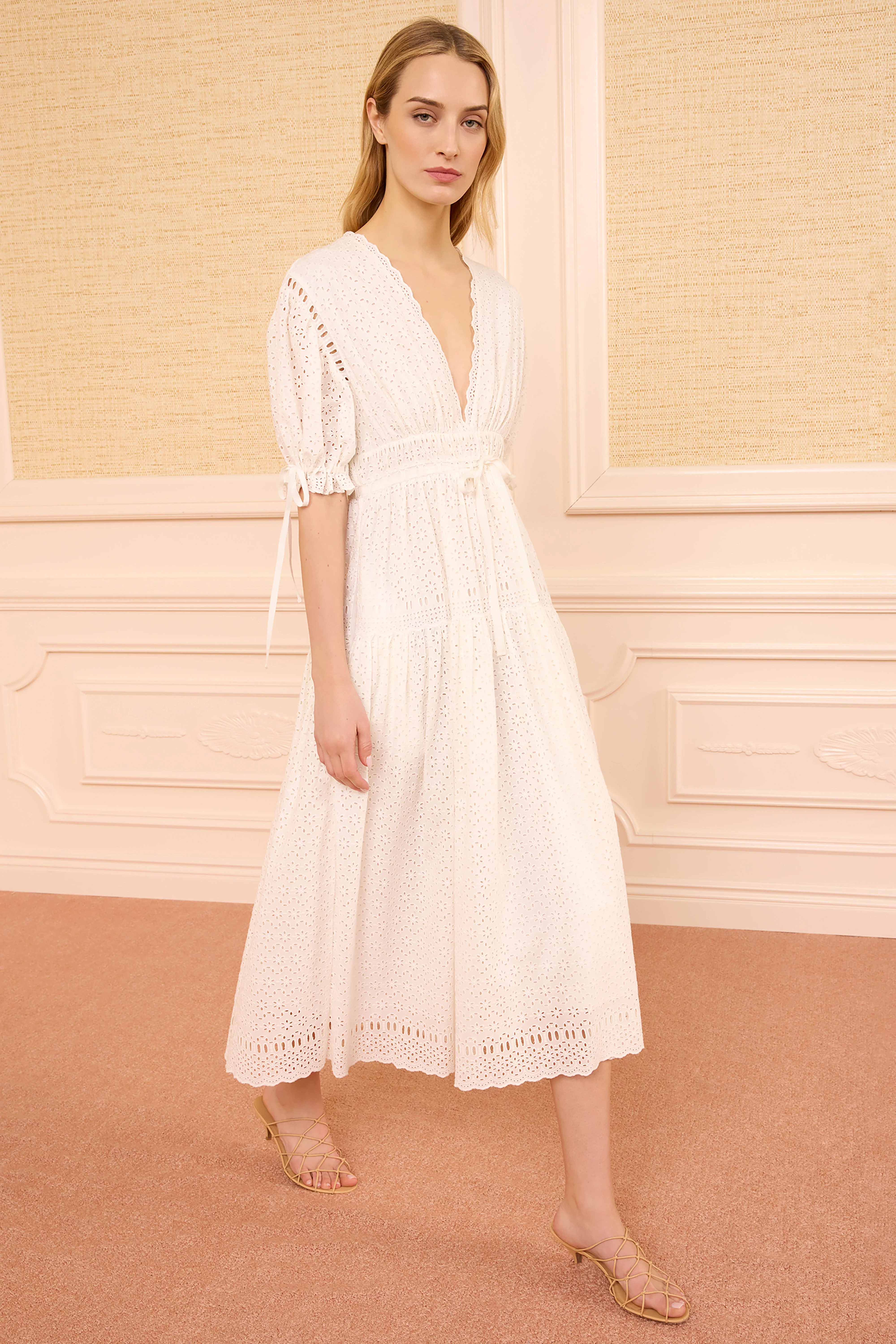 Ottilie Cotton Dress - Pristine - Image 3