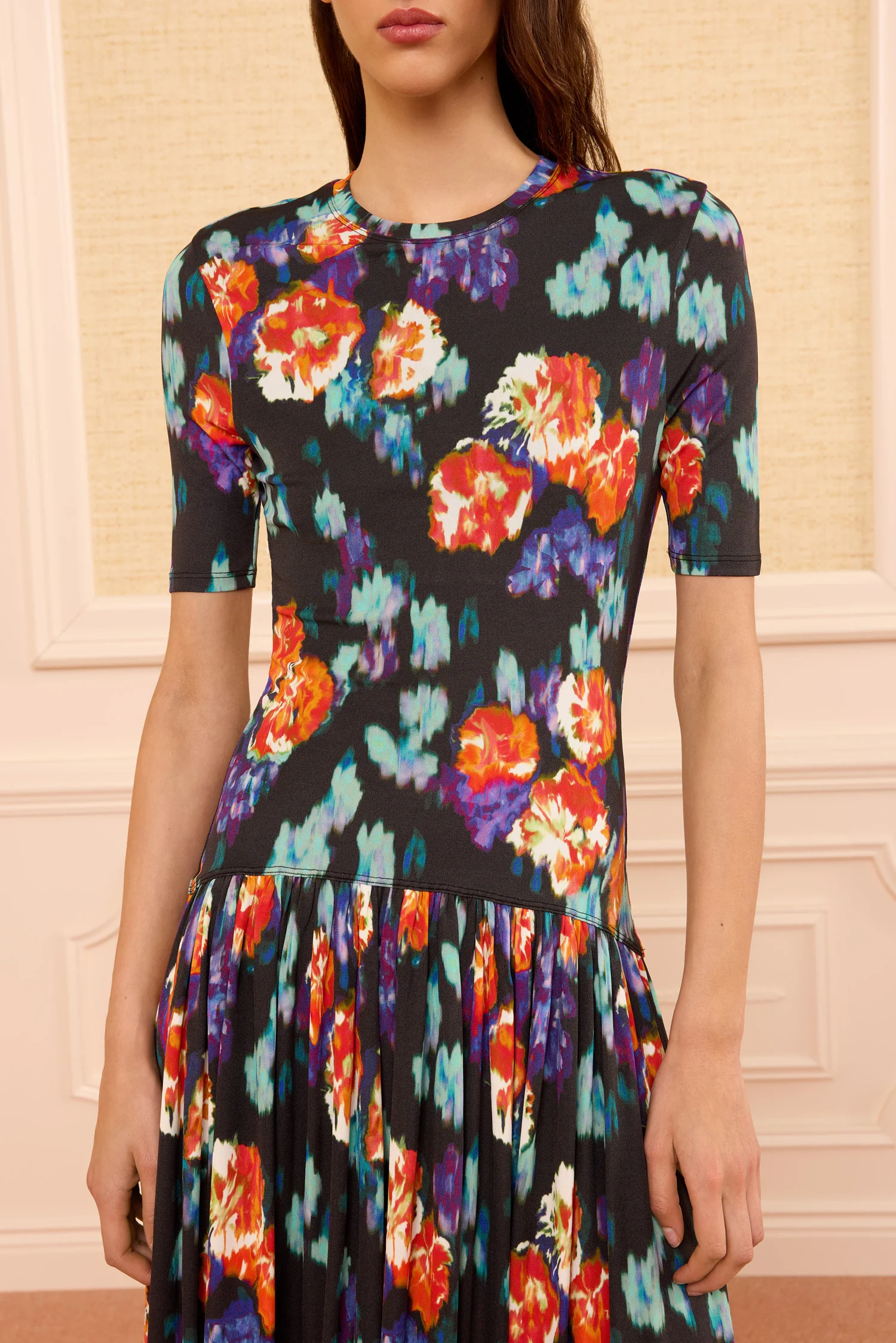 Sabine Jersey Dress - Nocturne - Image 2