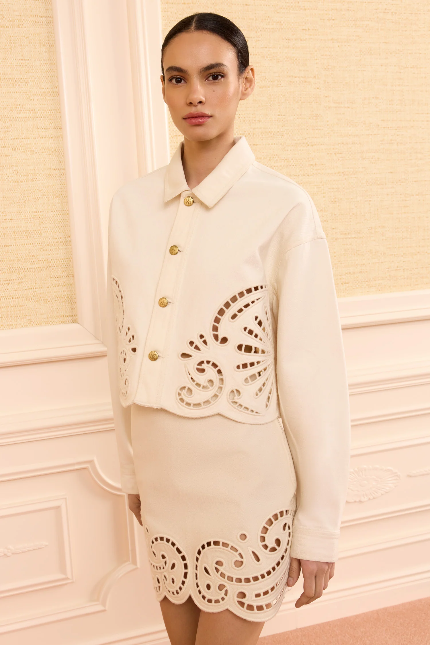 The Bobbi Jacket with Eyelet - Cowrie - Image 4
