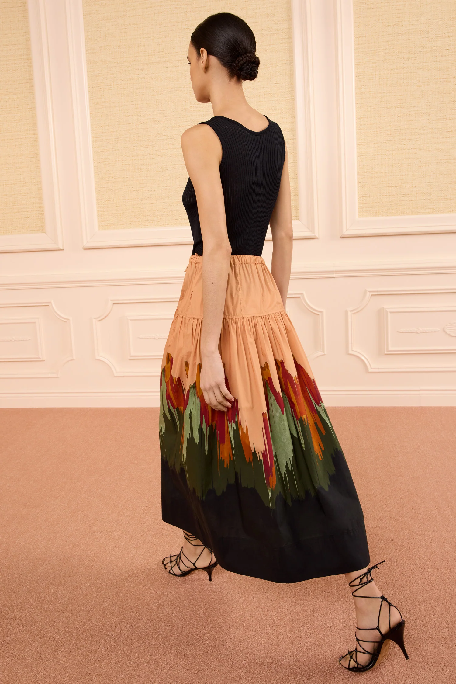 Theodora Cotton Skirt - Agate - Image 5